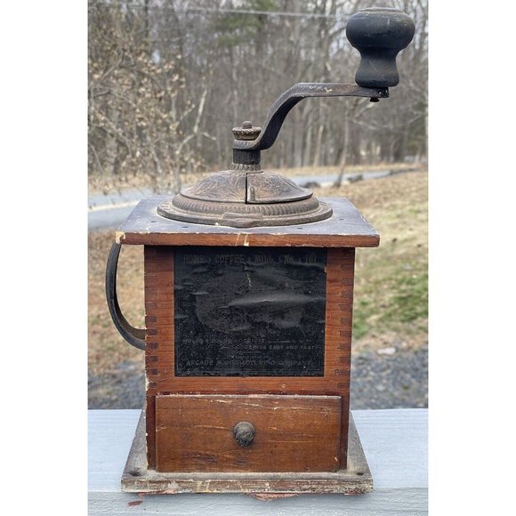 Antique Imperial Arcade Home Coffee Mill Grinder No. 767 Circa Late 1800’s - Picture 1 of 16